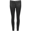 J Brand Women's Super Skinny Leather Trousers - Noir