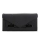 McQ Alexander McQueen Flap Leather Wallet - Black Image 1