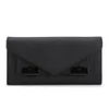 McQ Alexander McQueen Flap Leather Wallet - Black - Image 1