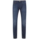 Paul Smith Jeans Men's Tapered Fit Dark Wash Broken Twill Denim Jeans - Blue