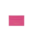 Aspinal of London Slim Credit Card Case - Smooth Neon Pink Image 1
