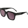 Karl Lagerfeld Square Sunglasses - Black - Image 1