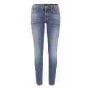Nudie Women's Tight Long John Organic Skinny Jeans - Light Faded