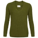 American Vintage Purl Stitch Knitted Jumper - Military Image 1
