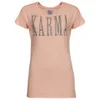 Zoe Karssen Women's Karma Loose Fit Rolled Sleeve T-Shirt - Coral Pink - Image 1