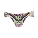 Mara Hoffman Women's Ruched Side Bikini Bottoms - Cosmic Fountain Black Image 1