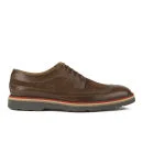 Paul Smith Shoes Men's Grand Suede/Leather Brogues - Tan Image 1