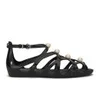 Karl Lagerfeld for Melissa Women's Violatta Flat Gladiator Sandals - Black - Image 1