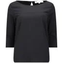 French Connection Women's Round Neck Top - Black