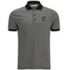 Versace Collection Men's Embroidered Medusa Polo Shirt - Black/Grey - Image 1