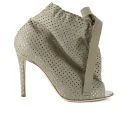 Vivienne Westwood Women's Open Toe Heeled Shoe Boots - Beige/Platinum Image 1