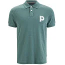 Paul Smith Jeans Men's Regular Fit 'P' Polo Shirt - Jade Image 1