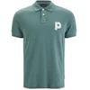 Paul Smith Jeans Men's Regular Fit 'P' Polo Shirt - Jade - Image 1