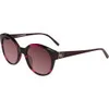 Karl Lagerfeld Round Sunglasses - Purple Marble - Image 1