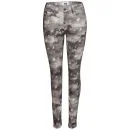 Paige Women's Hoxton High Rise Ultra Skinny Jeans - Black/White Wild Hearts Image 1