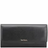 Paul Smith Accessories Women's Internal Swirl Leather Tri-Fold Continental Wallet - Black - Image 1