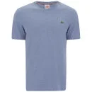 Lacoste Live Men's Short Sleeve Crew Neck T-Shirt - Light Blue Marl