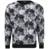 Ashley Marc Hovelle Men's Leaf Print Sweatshirt - Black - Image 1