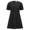 Victoria Beckham Women's Front Pleat Dress - Black - Image 1