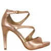 Diane von Furstenberg Women's Jujette Metallic Sandals - Rose Gold - Image 1