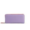 Marc by Marc Jacobs Sophisticato Fluoro Slim Zip Around Leather Purse - Purple Multi - Image 1