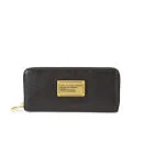 Marc by Marc Jacobs Classic Q Leather Slim Zip Around Purse - Black Image 1