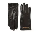 Paul Smith Accessories Women's Swirl Bow Leather Gloves - Black