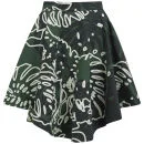Vivienne Westwood Anglomania Women's Hydra Skirt - Forest/Grey Cheeseplant Image 1
