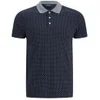 Scotch & Soda Men's Fancy Collar Jersey Polo Shirt - Navy - Image 1