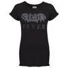 Zoe Karssen Women's Night Fever Loose Fit Rolled Sleeve T-Shirt - Black - Image 1