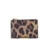 Sophie Hulme Women's Small Zip Leather Pouch Purse - Leopard - Image 1