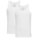 Calvin Klein Men's 2 Pack Tank Vest - White