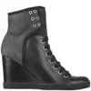 See By Chloé Women's Leather Wedge Trainers - Black - Image 1