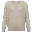 Levi's Made & Crafted Women's Figment Misty Rose Crew Knitwear - Beige Image 1