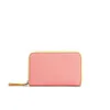 Marc by Marc Jacobs Sophisticato Fluoro Zip Leather Card Case - Coral Multi - Image 1