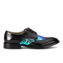 Paul Smith Shoes Women's Jodie Sequined Leather Brogues - Nero Amalfi/Green/Black Sequined Fabric