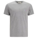 Maison Kitsuné Men's Tricolour Fox T-Shirt - Grey Melange Image 1