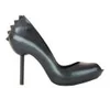 Melissa Women's Spikes 11 Peep Toe Heels - Petrol/Black - Image 1