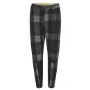 BOSS Orange Women's Loose Checked Trousers - Brown