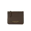 Scotch & Soda Leather/Suede Zip Credit Card Holder - Brown - Image 1