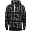 Undefeated Men's Bandana Hooded Pullover - Black - Image 1