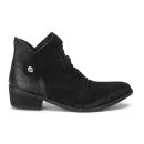 Hudson London Women's Peak Suede Heeled Ankle Boots - Black