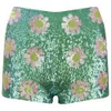 Wildfox Women's Psychodelic Daisies Shorts - Glitter Green - Image 1