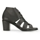 Miista Women's Tammie Heeled Leather Sandals - Black
