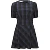 Sessun Women's Maryvonne Checked Flared Dress - Astral - Image 1