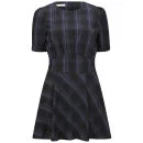 Sessun Women's Maryvonne Checked Flared Dress - Astral