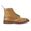 Tricker's Men's Stow Leather Brogue Boots - Acorn - Image 1