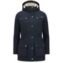 Barbour International Women's Winter Broadstone Jacket - Navy/Merlot