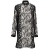 Paul by Paul Smith Women's Oversized Floral Placement Shirt Dress - Black/Grey - Image 1