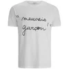 Carven Men's 'Mauvais Garcon!' Bad Boy T-Shirt - White - Image 1